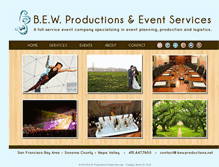 Tablet Screenshot of bewproductions.net